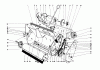 Toro 38000 (S-120) - S-120 Snowthrower, 1985 (5000001-5999999) Ersatzteile LOWER MAIN FRAME ASSEMBLY