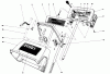 Toro 38000 (S-120) - S-120 Snowthrower, 1988 (8000001-8999999) Ersatzteile HANDLE ASSEMBLY