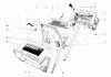 Toro 38000 (S-120) - S-120 Snowthrower, 1991 (1000001-1999999) Ersatzteile HANDLE ASSEMBLY