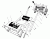 Toro 38005 (1200) - 1200 Power Curve Snowthrower, 1990 (0000001-0999999) Ersatzteile HANDLE ASSEMBLY