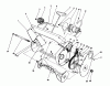 Toro 38005 (1200) - 1200 Power Curve Snowthrower, 1990 (0000001-0999999) Ersatzteile HOUSING & ROTOR ASSEMBLY