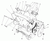 Toro 38005 (1200) - 1200 Power Curve Snowthrower, 1995 (5900001-5999999) Ersatzteile HOUSING & ROTOR ASSEMBLY