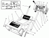 Toro 38005 (1200) - 1200 Power Curve Snowthrower, 1996 (6900001-6999999) Ersatzteile HANDLE ASSEMBLY