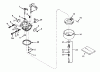 Toro 38015 (421) - 421 Snowthrower, 1980 (0000001-0999999) Ersatzteile CARBURETOR NO. 632113