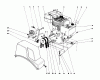 Toro 38015 (421) - 421 Snowthrower, 1980 (0000001-0999999) Ersatzteile ENGINE ASSEMBLY