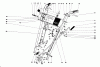 Toro 38015 (421) - 421 Snowthrower, 1980 (0000001-0999999) Ersatzteile HANDLE ASSEMBLY