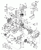 Toro 38015 (421) - 421 Snowthrower, 1981 (1000001-1999999) Ersatzteile ENGINE TECUMSEH MODEL HS40-55513G