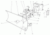 Toro 38015 (421) - 421 Snowthrower, 1981 (1000001-1999999) Ersatzteile GRADER BLADE ASSEMBLY MODEL 59099