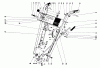 Toro 38015 (421) - 421 Snowthrower, 1981 (1000001-1999999) Ersatzteile HANDLE ASSEMBLY