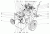 Toro 38015 (421) - 421 Snowthrower, 1981 (1000001-1999999) Ersatzteile TRACTION ASSEMBLY