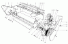 Toro 38030 - Snow Master 20, 1978 (8000001-8999999) Ersatzteile LOWER MAIN FRAME ASSEMBLY (MODEL 38020 & 38030)