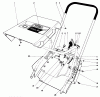 Toro 38030 - Snow Master 20, 1978 (8000001-8999999) Ersatzteile SHROUD & HANDLE ASSEMBLY (MODEL 38020)
