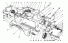 Toro 38025 (1800) - 1800 Power Curve Snowthrower, 1991 (1000001-1111100) Ersatzteile HOUSING & ROTOR ASSEMBLY