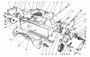 Toro 38025 (1800) - 1800 Power Curve Snowthrower, 1992 (2000001-2999999) Ersatzteile HOUSING & ROTOR ASSEMBLY