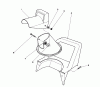 Toro 38025 (1800) - 1800 Power Curve Snowthrower, 1994 (49000001-49999999) Ersatzteile CHUTE ASSEMBLY