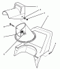 Toro 38025 (1800) - 1800 Power Curve Snowthrower, 1996 (69000001-69999999) Ersatzteile CHUTE ASSEMBLY