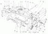 Toro 38026 (1800) - 1800 Power Curve Snowthrower, 2009 (290000001-290001000) Ersatzteile HOUSING AND ROTOR ASSEMBLY