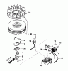 Toro 38035 (3521) - 3521 Snowthrower, 1984 (4000001-4999999) Ersatzteile MAGNETO NO. 611030
