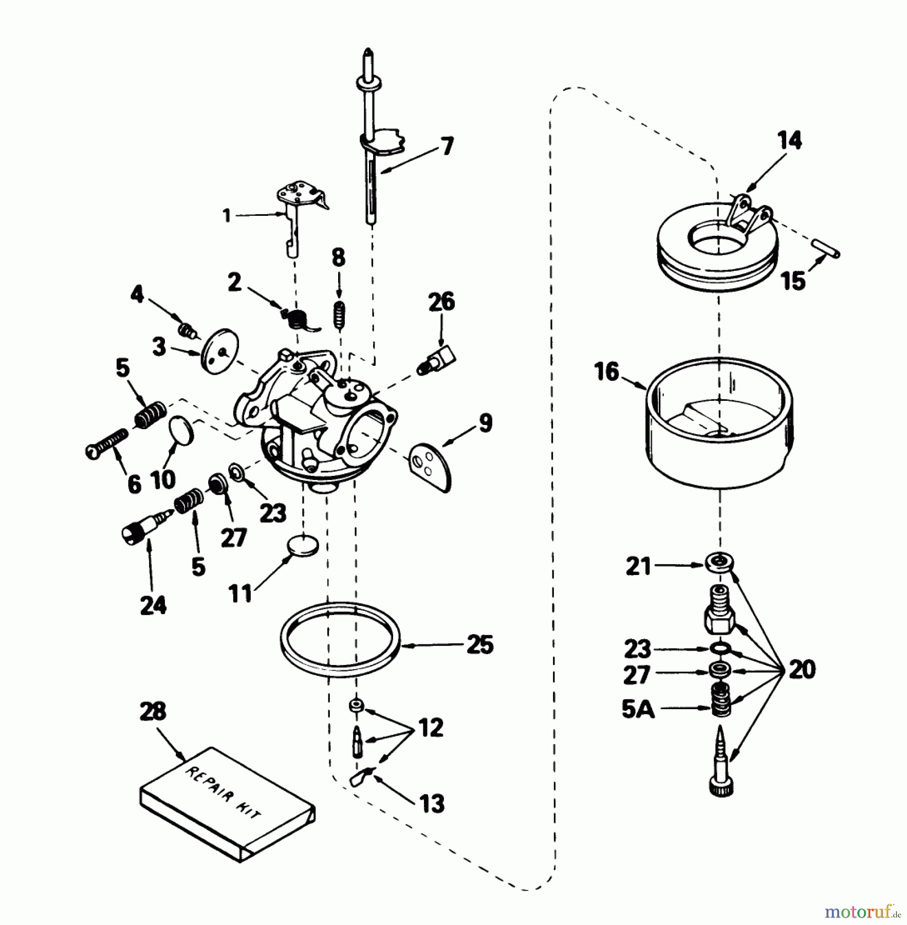 Toro Neu Snow Blowers/Snow Throwers Seite 1 38035 (3521) - Toro 3521 Snowthrower, 1986 (6000001-6999999) CARBURETOR NO. 632378