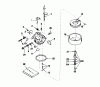Toro 38035 (3521) - 3521 Snowthrower, 1987 (7000001-7999999) Ersatzteile CARBURETOR NO. 632378