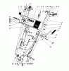 Toro 38035 (3521) - 3521 Snowthrower, 1987 (7000001-7999999) Ersatzteile HANDLE ASSEMBLY