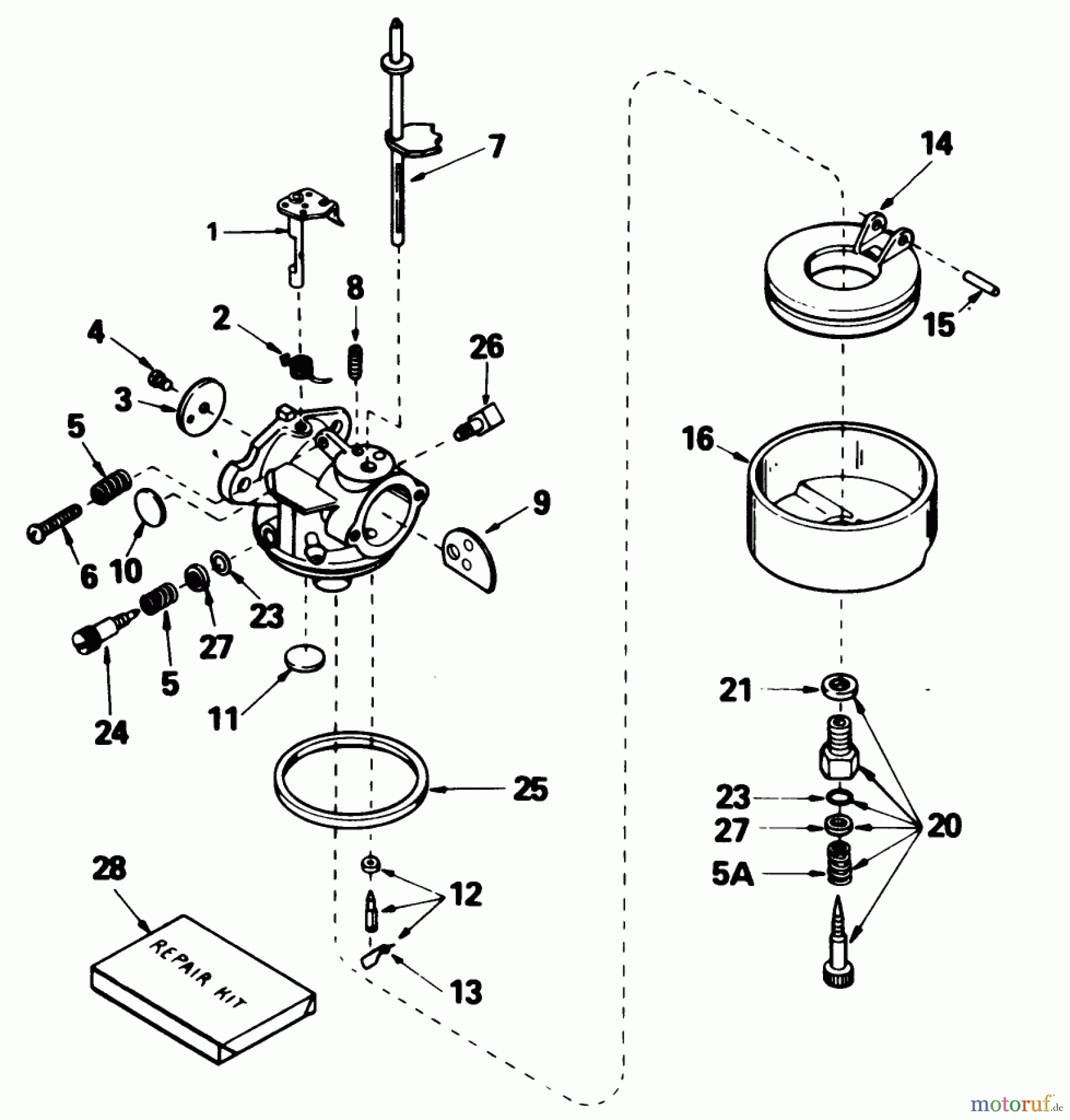 Toro Neu Snow Blowers/Snow Throwers Seite 1 38035 (3521) - Toro 3521 Snowthrower, 1988 (8000001-8999999) CARBURETOR NO. 632378