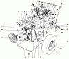 Toro 38035 (3521) - 3521 Snowthrower, 1988 (8000001-8999999) Ersatzteile TRACTION ASSEMBLY