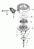 Toro 38035 (3521) - 3521 Snowthrower, 1989 (9000001-9999999) Ersatzteile REWIND STARTER NO. 590646