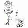 Toro 38040 (524) - 524 Snowthrower, 1978 (8000001-8999999) Ersatzteile MAGNETO NO. 610944A (5 H.P. SNOWTHROWER MODEL NO. 38040)