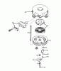 Toro 38040 (524) - 524 Snowthrower, 1978 (8000001-8999999) Ersatzteile REWIND STARTER NO. 590473 (5 AND 7 H.P. SNOWTHROWER MODEL NOS. 38040 AND 38050)