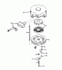 Toro 38040 (524) - 524 Snowthrower, 1979 (9000001-9999999) Ersatzteile REWIND STARTER NO. 590473 (5 AND 7 H.P. SNOWTHROWER MODEL NOS. 38040 AND 38050)