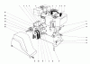 Toro 38040 (524) - 524 Snowthrower, 1980 (0000001-0999999) Ersatzteile ENGINE ASSEMBLY (MODEL NO. 38050)