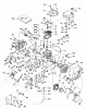 Toro 38040 (524) - 524 Snowthrower, 1980 (0000001-0999999) Ersatzteile ENGINE, TECUMSEH MODEL NO. HS50-6074C