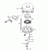 Toro 38050 (724) - 724 Snowthrower, 1983 (3000001-3999999) Ersatzteile REWIND STARTER NO. 590473 (5 AND 7 H.P. SNOWTHROWER MODEL NOS. 38040 AND 38050)