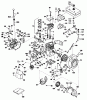 Toro 38040 (524) - 524 Snowthrower, 1984 (4000001-4999999) Ersatzteile ENGINE, TECUMSEH MODEL NO. H70-130176F (7 H.P. SNOWTHROWER MODEL NO. 38050)
