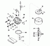 Toro 38050 (724) - 724 Snowthrower, 1986 (6000001-6999999) Ersatzteile CARBURETOR NO. 632379 (5 H.P. SNOWTHROWER MODEL NO. 38040)