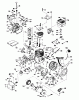 Toro 38050 (724) - 724 Snowthrower, 1986 (6000001-6999999) Ersatzteile ENGINE, TECUMSEH MODEL NO. H50-65504S (5 H.P. SNOWTHROWER MODEL NO. 38040)