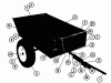 Toro UW-64 - Utility Wagon, 1960 Ersatzteile LTD-24 DUMP TRAILER PARTS LIST