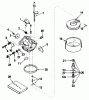 Toro 38050 (724) - 724 Snowthrower, 1987 (7000001-7999999) Ersatzteile CARBURETOR NO. 632371 (7 H.P. SNOWTHOWER MODEL NO. 38050)