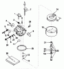 Toro 38050 (724) - 724 Snowthrower, 1987 (7000001-7999999) Ersatzteile CARBURETOR NO. 632379 ( H.P. SNOWTHROWER MODEL NO. 38040)
