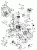 Toro 38050 (724) - 724 Snowthrower, 1987 (7000001-7999999) Ersatzteile ENGINE TECUMSEH MODEL NO. H50-65504S (5 H.P. SNOWTHROWER MODEL NO. 38040)