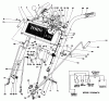 Toro 38050 (724) - 724 Snowthrower, 1987 (7000001-7999999) Ersatzteile HANDLE ASSEMBLY