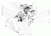 Toro 38045 (524) - 524 Snowthrower, 1980 (0000001-0999999) Ersatzteile ENGINE ASSEMBLY