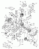Toro 38045 (524) - 524 Snowthrower, 1980 (0000001-0999999) Ersatzteile ENGINE, TECUMSEH MODEL NO. HS50-67074C
