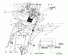 Toro 38045 (524) - 524 Snowthrower, 1980 (0000001-0999999) Ersatzteile HANDLE ASSEMBLY