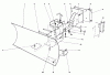 Toro 38045 (524) - 524 Snowthrower, 1982 (2000001-2999999) Ersatzteile GRADER BLADE ASSEMBLY MODEL 59099