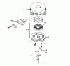 Toro 38045 (524) - 524 Snowthrower, 1982 (2000001-2999999) Ersatzteile REWIND STARTER NO. 590473