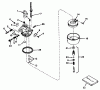 Toro 38045 (524) - 524 Snowthrower, 1983 (3000001-3999999) Ersatzteile CARBURETOR NO. 631927
