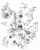 Toro 38045 (524) - 524 Snowthrower, 1983 (3000001-3999999) Ersatzteile ENGINE TECHUMSEH MODEL NO. H50-65440M