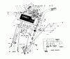 Toro 38045 (524) - 524 Snowthrower, 1983 (3000001-3999999) Ersatzteile HANDLE ASSEMBLY